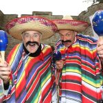 mexican themed entertainers on stilts