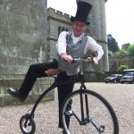 victorian themed entertainer & cyclist