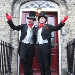 dickensian / victorian christmas entertainers singing