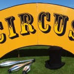 circus skills workshop sign