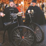 omedy britishpolicemen with penny farthings