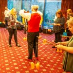 circus skills workshop, corporate event