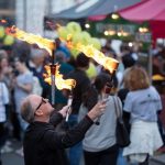 fire juggler in london