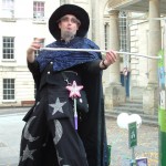 wizard stilt walker