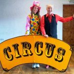 circus skills workshop at hen party